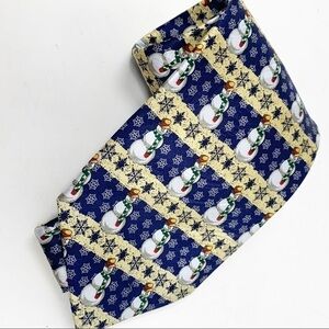 MUSEUM ARTIFACTS Snowman Tie Winter Christmas